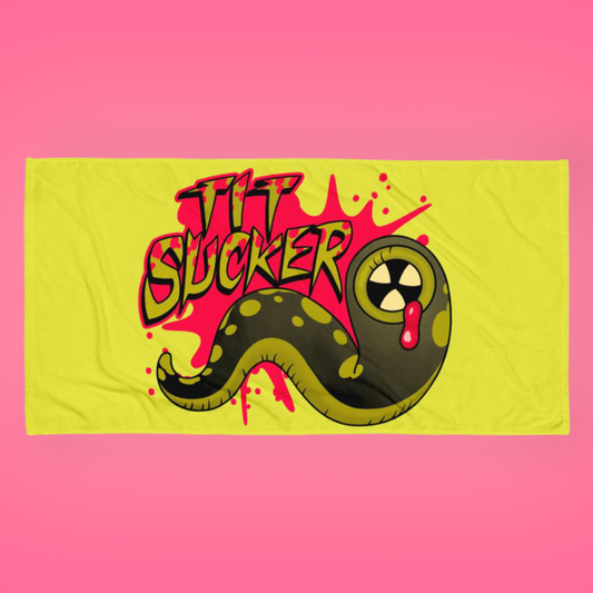 Tit Sucker Beach Towel